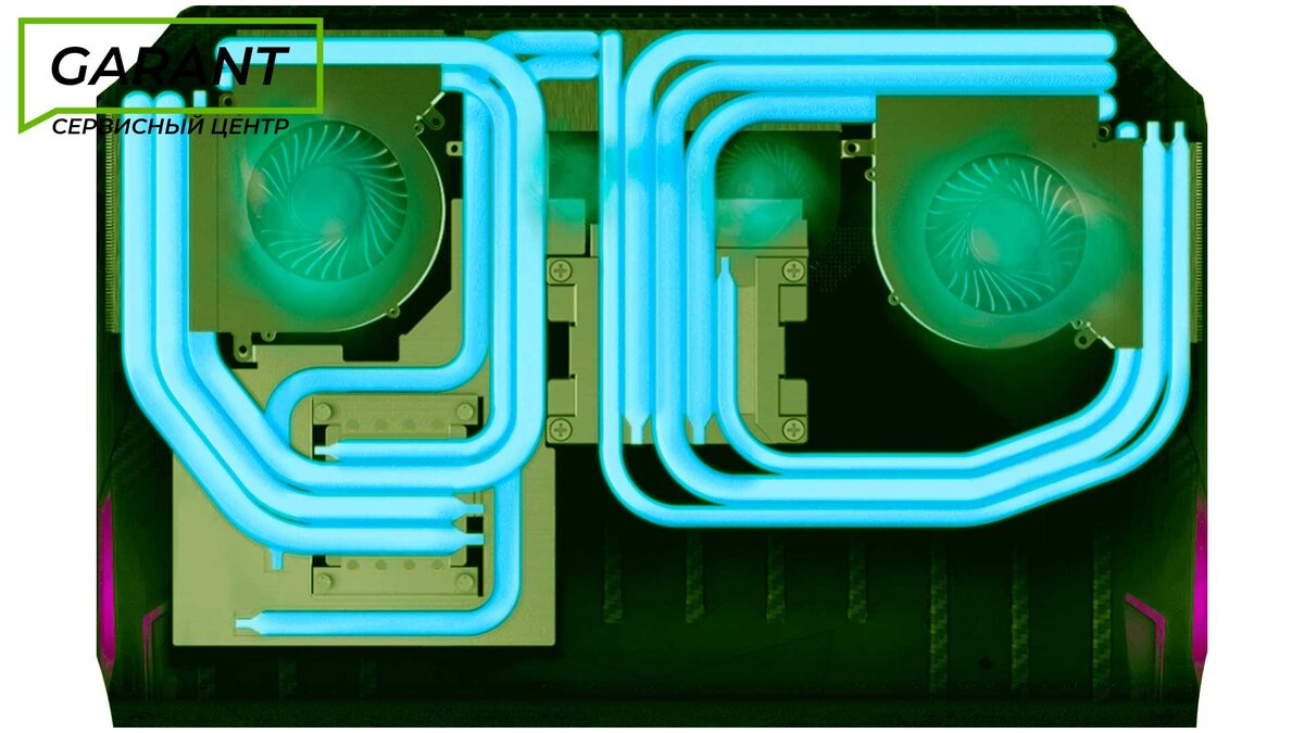 Ремонт системы охлаждения ноутбука Замена системы охлаждения