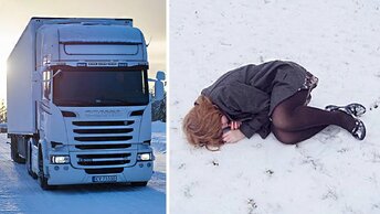 Водитель грузовика спасает замёрзшую девушку в бесзонтательном состоянии, тогда он ещё не знал, что это спасёт его дочь.
