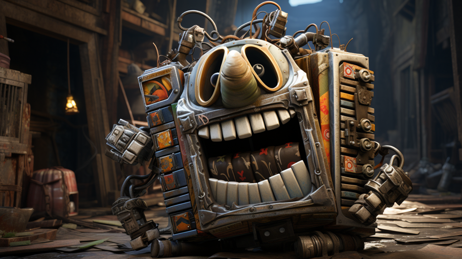 Такой баян от нейросети. Веселый баян. Хотели бы себе такой же нос как у этого баяна?