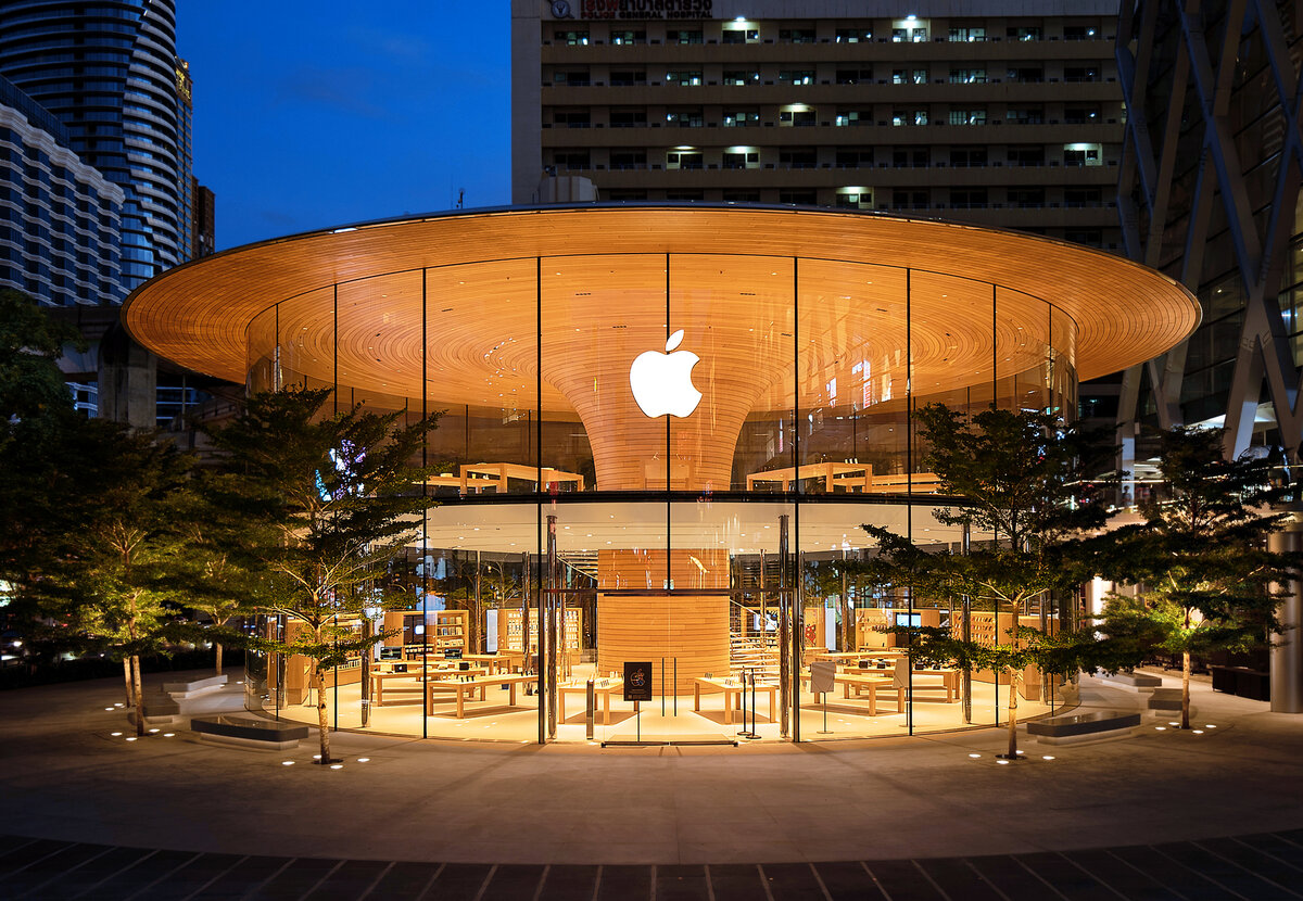 Бангкокский Apple Store. Фото с сайта archdaily.com