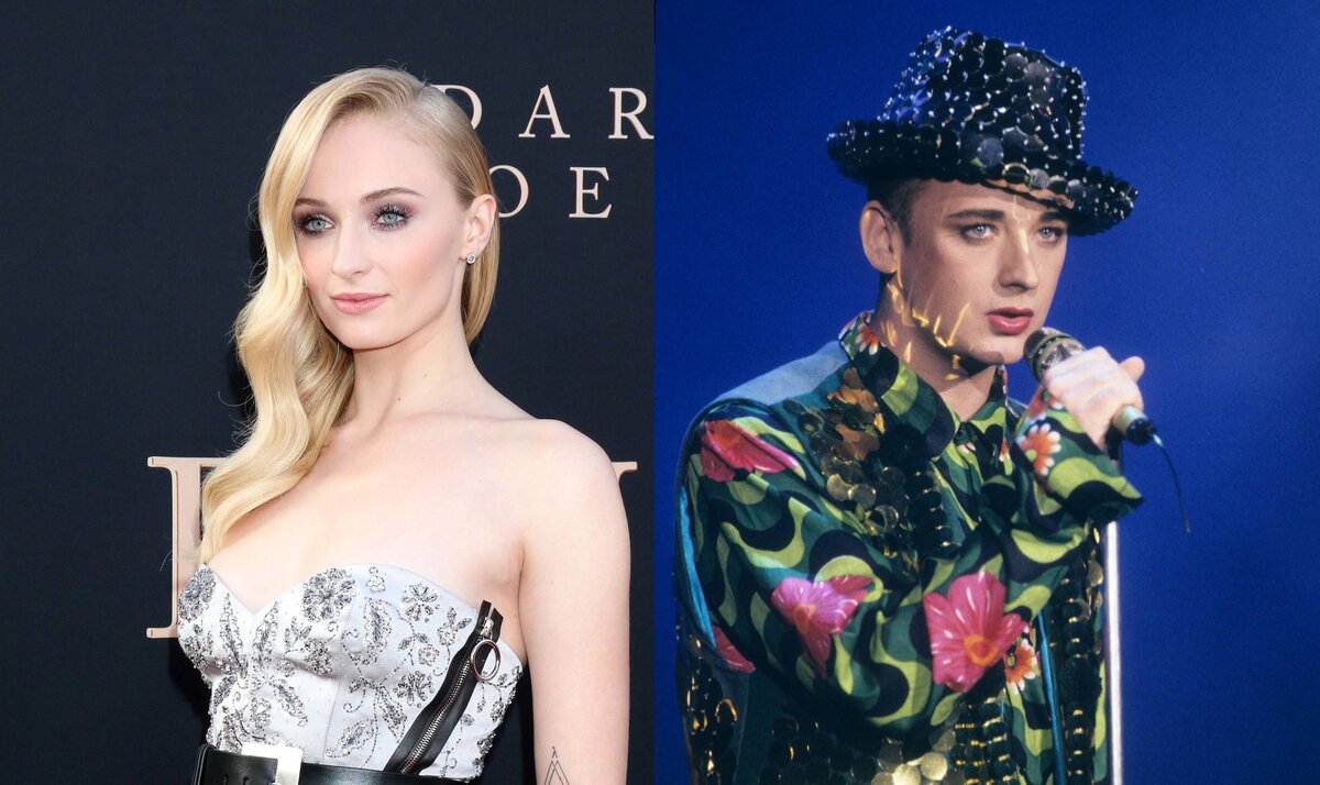 Софи Тёрнер и Бой Джордж
​Фото: Legion-Media.ru