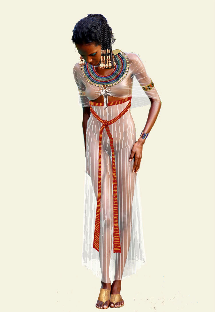 Египтянка, современная стилизация