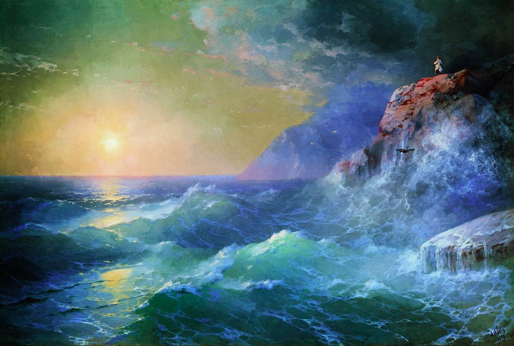 "Наполеон на острове Святой Елены" Айвазовский И.К. 1897 год.