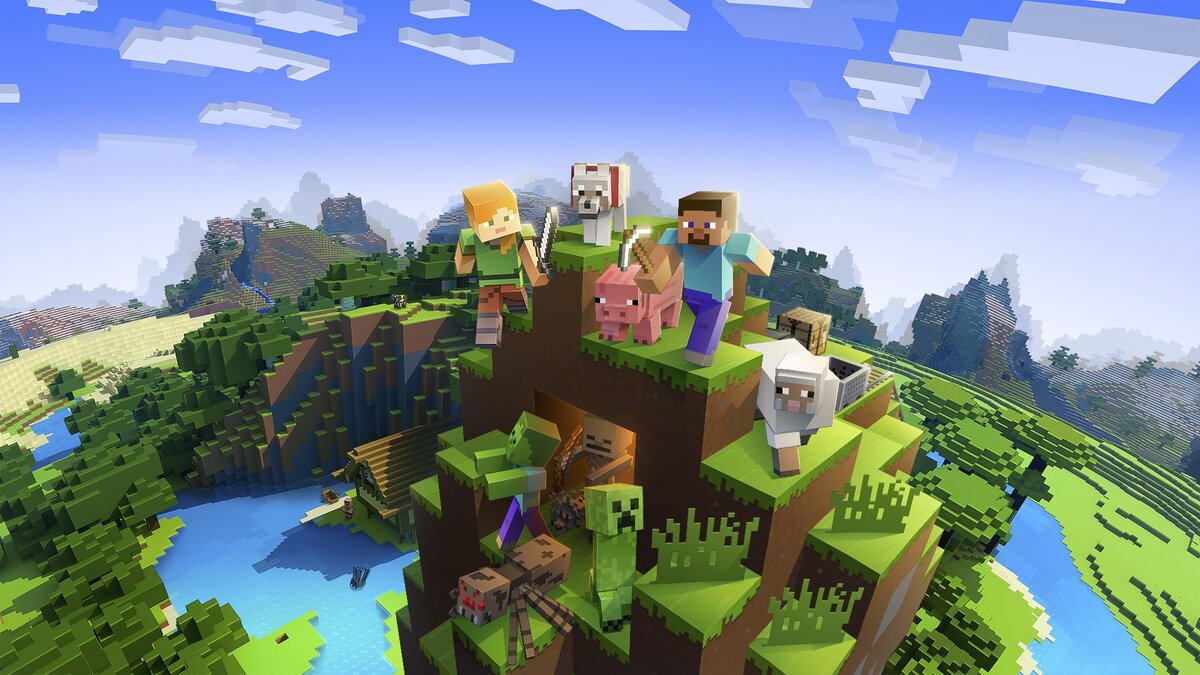 Обложка Minecraft: Windows 10 Edition в Microsoft Store.