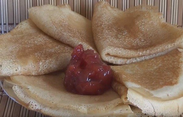 Блины на сыворотке тонкие