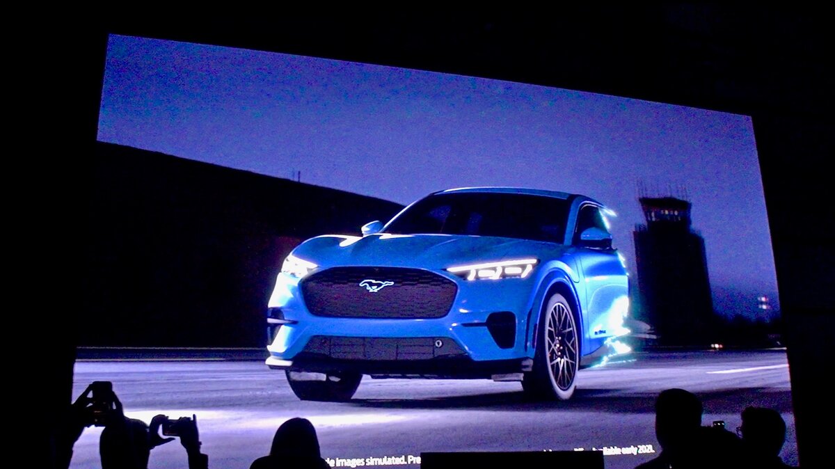 Эксклюзивный репортаж с презентации и первый пробный тест драйв Mustang Mack-E