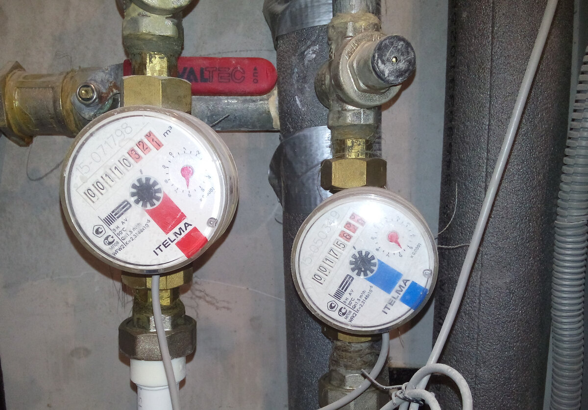 Счетчик для холодной и горячей воды