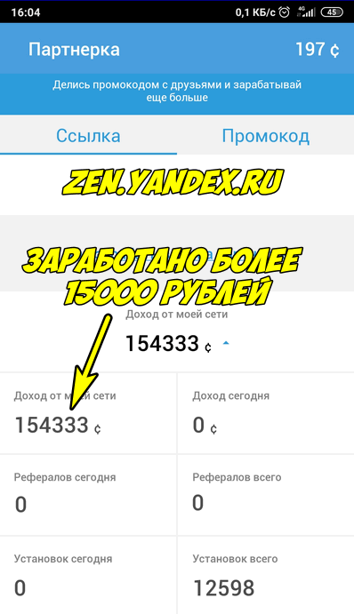 Заработано более 15 тысяч рублей