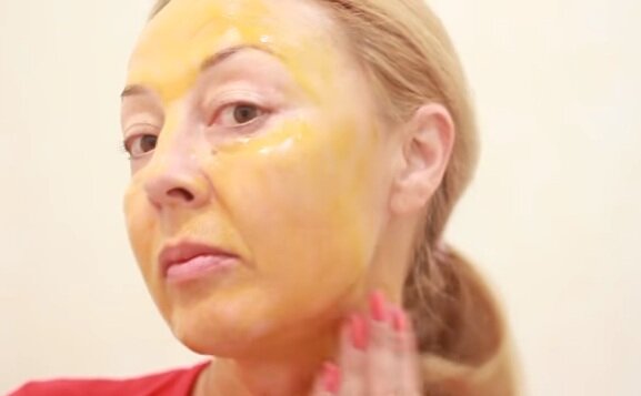 Средство от морщин. Простое омоложение лица. Рецепты красоты. Женщины. Хорошая внешность.