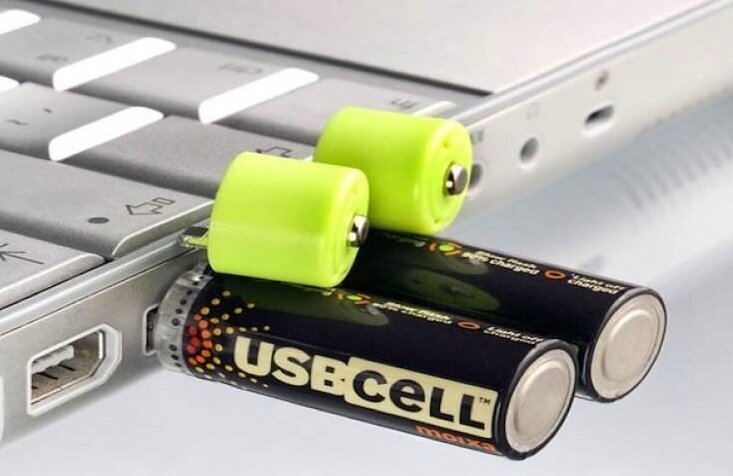 Пальчиковые USB батарейки