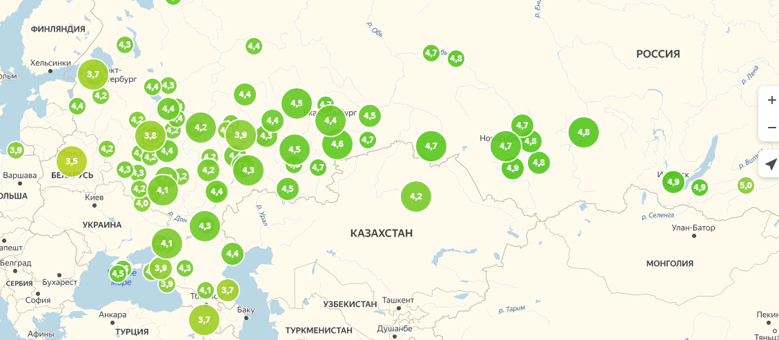 Карта самоизоляции в России