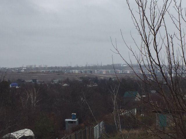 вид моего бывшего с дачного участка на город.