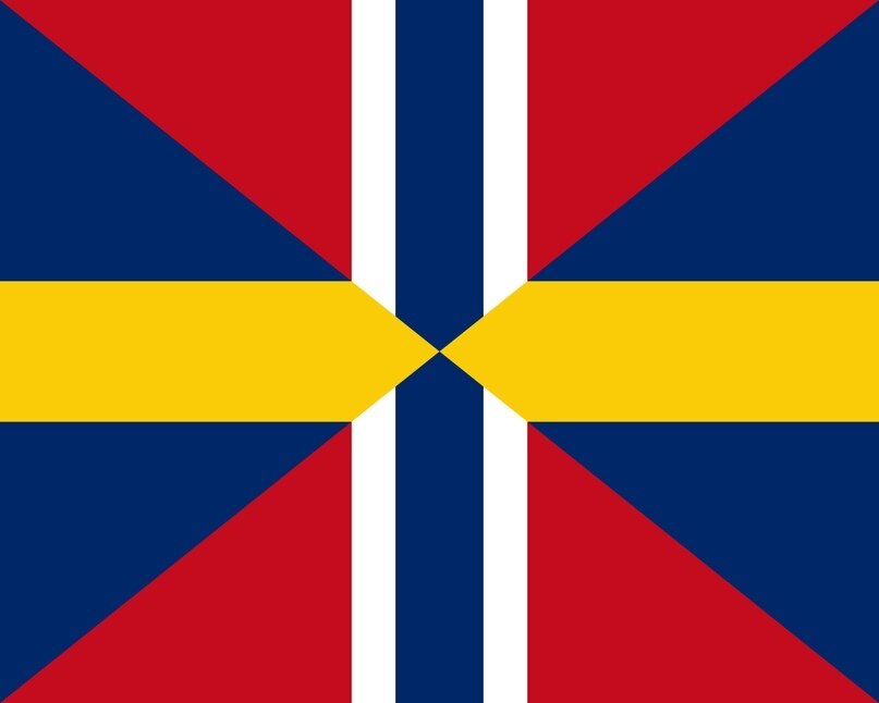Флаг Шведско-норвежской унии