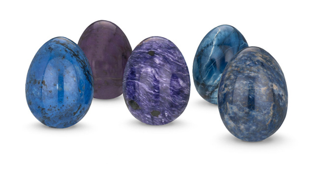 Коллекция из 850  яиц из природных  минералов.  Jerusalem Gem and Mineral