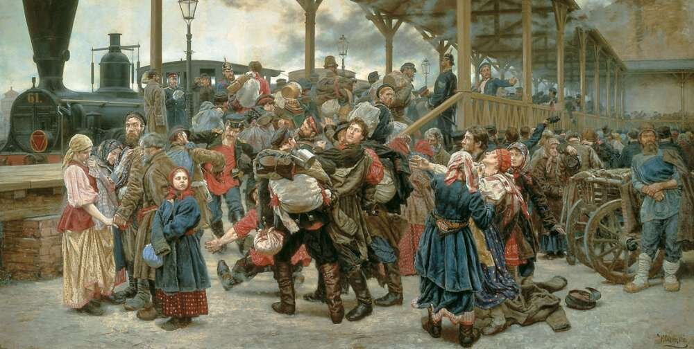 На войну. 1888