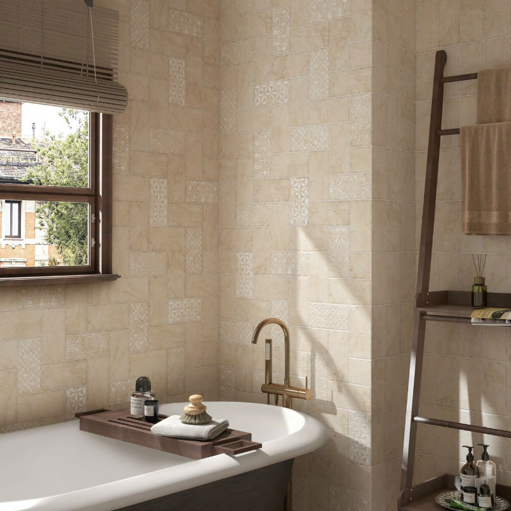 Коллекция Kerama Marazzi ДУОМО с рисунком под камень, с рисунком