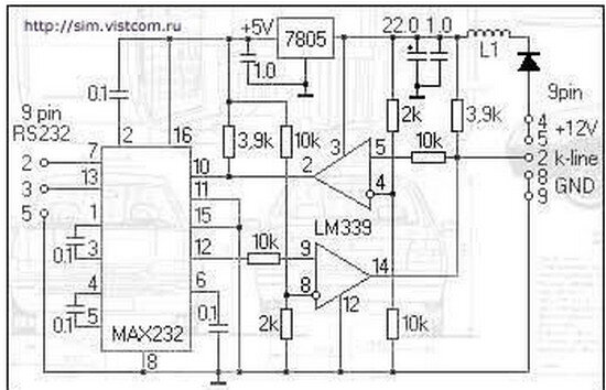 Схема k line lm339