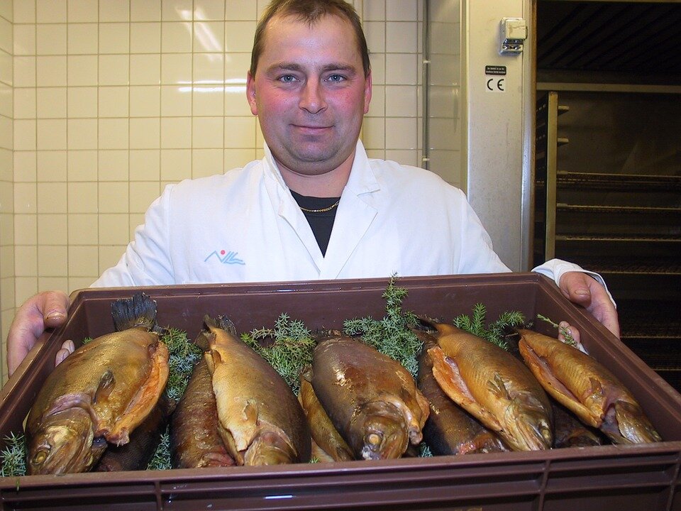 На этом фото как раз видны использованные для копчения веточки можжевельника обыкновенного (Pixabay.com)