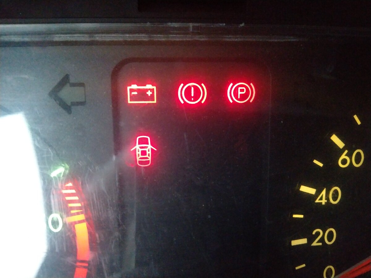 Центральное окно предупредительной  индикации.