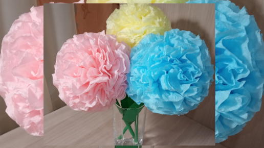 Большие цветы из салфеток | Paper flowers, Giant paper flowers, Paper flowers roses