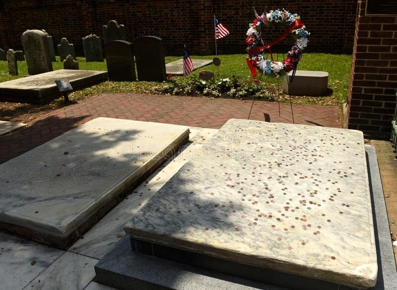 Могила Франклина в Филадельфии