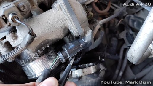 Как очистить и адаптировать дроссельную заслонку 1.8 TFSI Audi A4 B8 ...