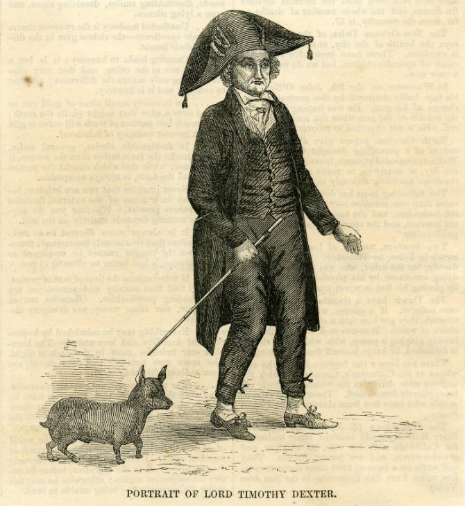 Одно из немногих изображений нашего героя. Да, у него был собственный чихуахуа. 