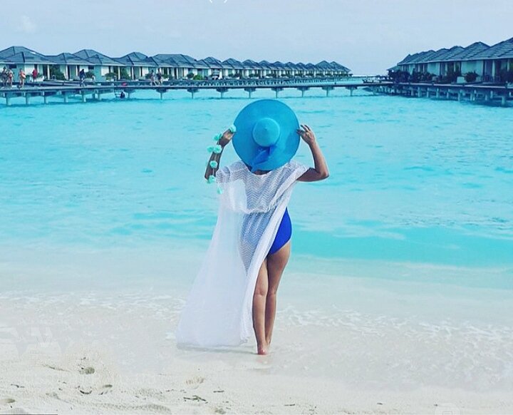 Фото сделано в феврале этого года. Даже в пандемию Катя не прекращала путешествовать 🌅