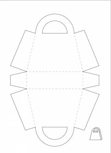 Шаблон сумки.