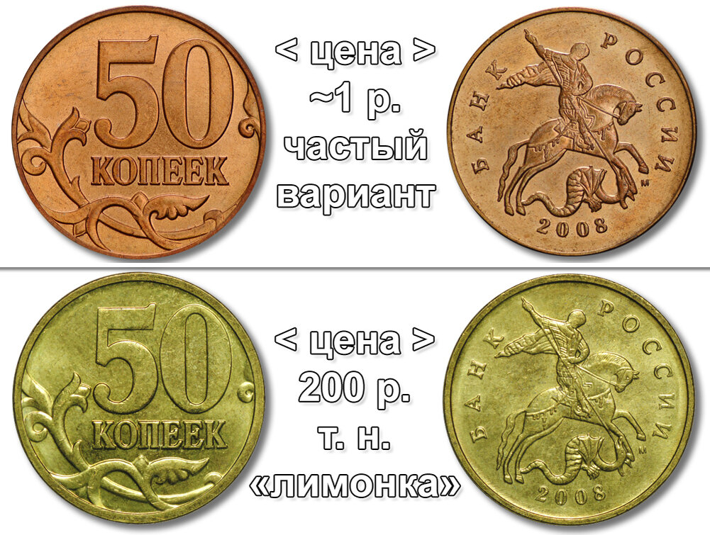 Рубль в копейках 2022. 50 Копеек 2008 года. 50 Копеек редкие разновидности и их стоимость. Редкие копейки года.
