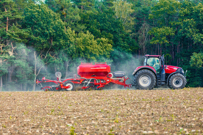 Обновленный агрегат Horsch Focus 3 TD в работе 