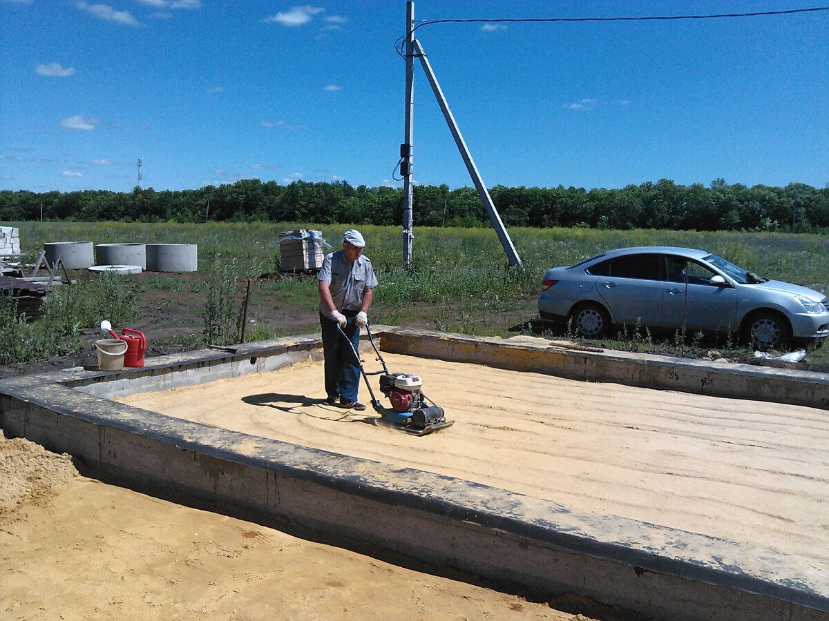 Наш фундамент под дом - рассчитан на кладку толщиной 40 см. @ Горбунов Сергей