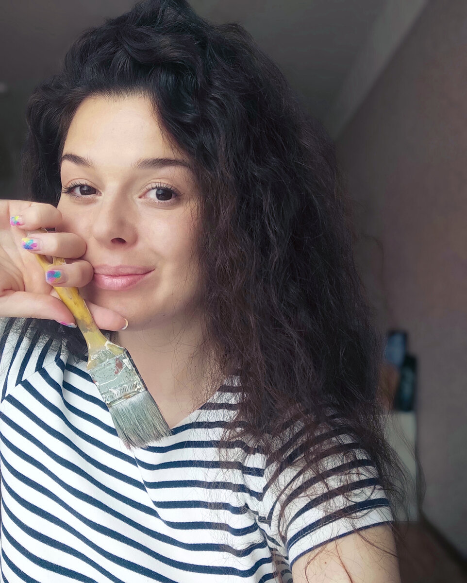 Это я с самой любимой кистью