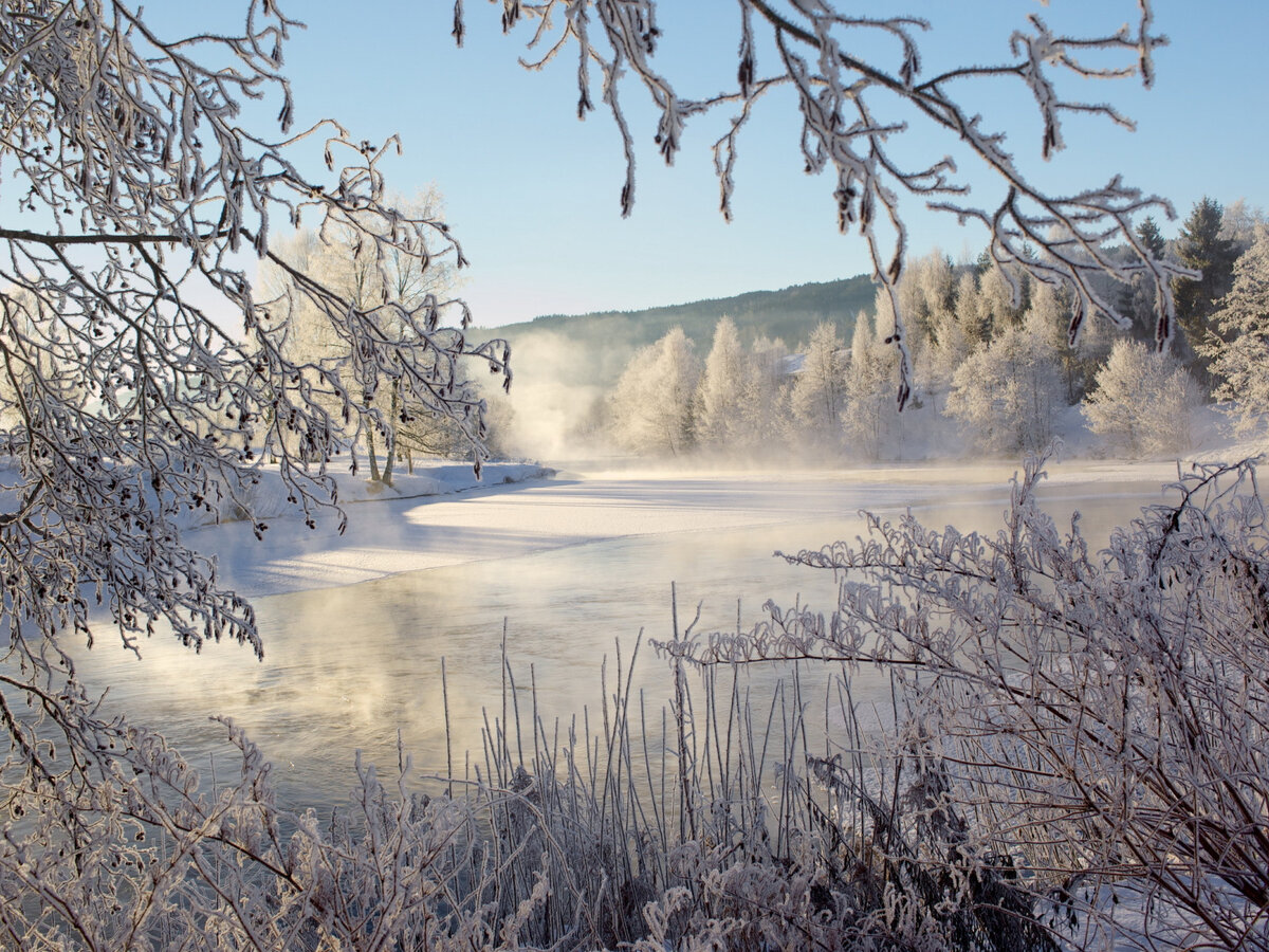 Картинки февраль месяц. Зима река. Февраль природа. Зимний лес с рекой. Зима в Сибири.