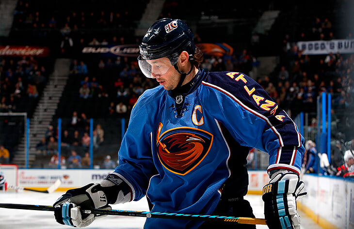 Ковальчук - капитан Атланты Трэшерз.