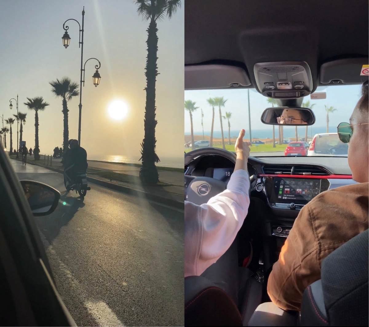 Наши друзья забрали нас, едем к Королю) На самом деле, с Королем не все так просто. В Марокко запрещено фотографировать королевские резиденции, военных. Штраф, это самое безобидное, что могут сделать