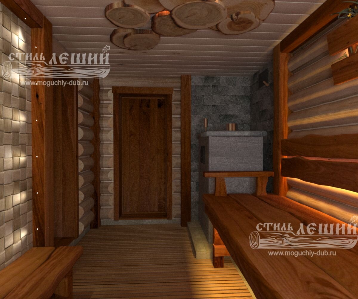 Стиль леший для бани
