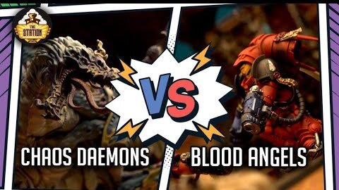 CHAOS DAEMONS vs BLOOD ANGELS I Battlereport 2000pts I Warhammer 40k