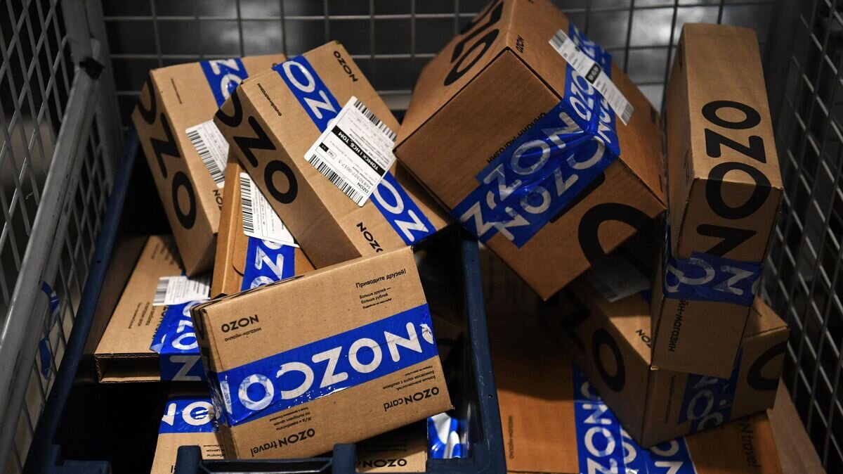    Открытие логистического центра Ozon под Новосибирском© РИА Новости / Александр Кряжев
