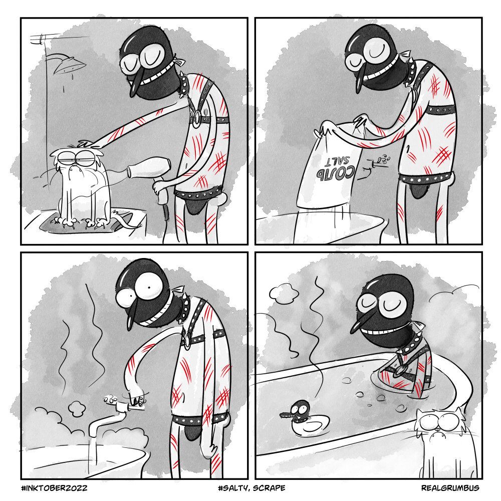 Salty (солёный) и Scrape (царапина)