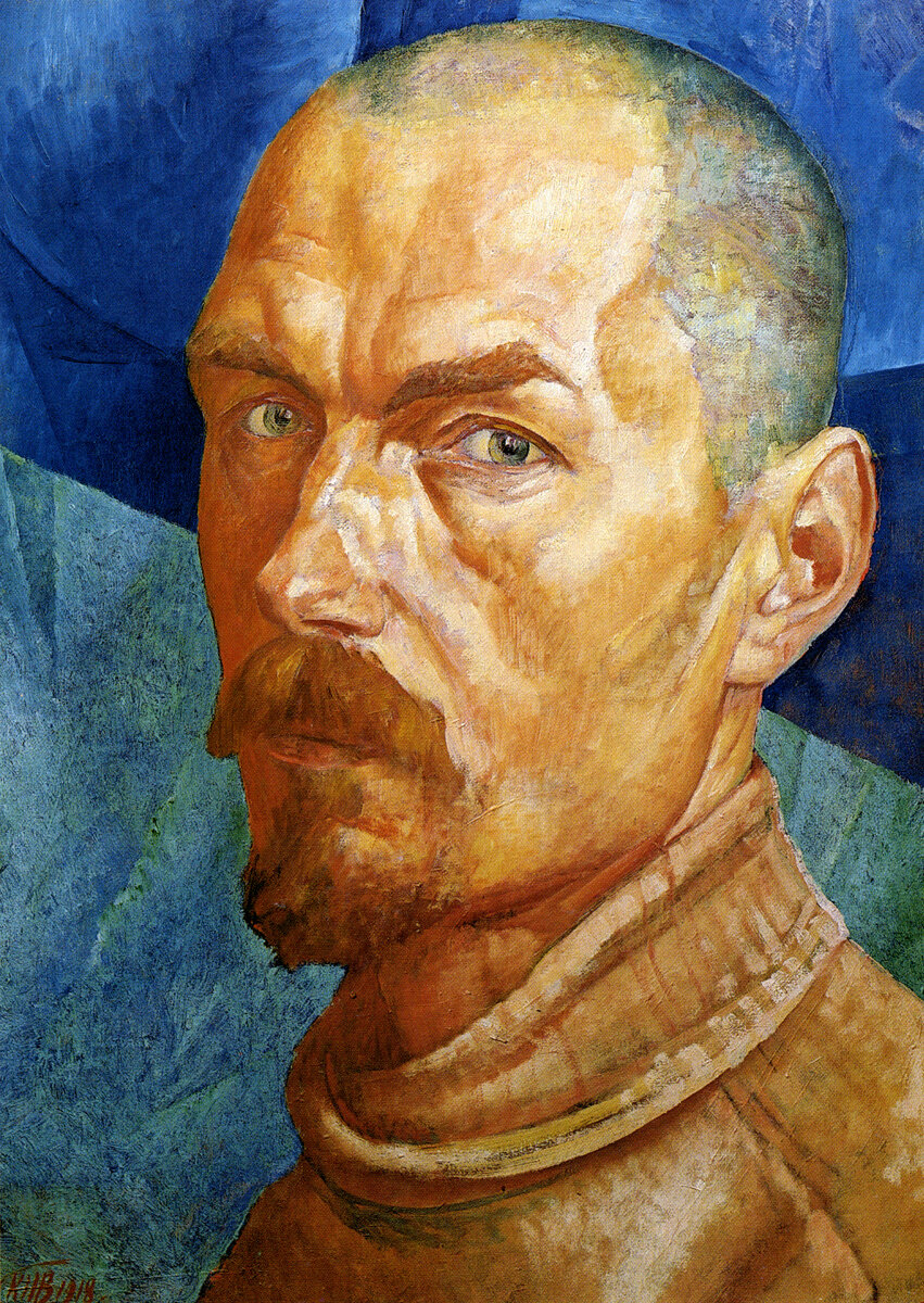 Петров-Водкин К.С. Автопортрет. 1918. Источник фото https://rusmuseumvrm.ru/reference/classifier/author/petrov_vodkin_kuzma_sergeevich/index.php?show=asc&p=0&page=7&ps=20