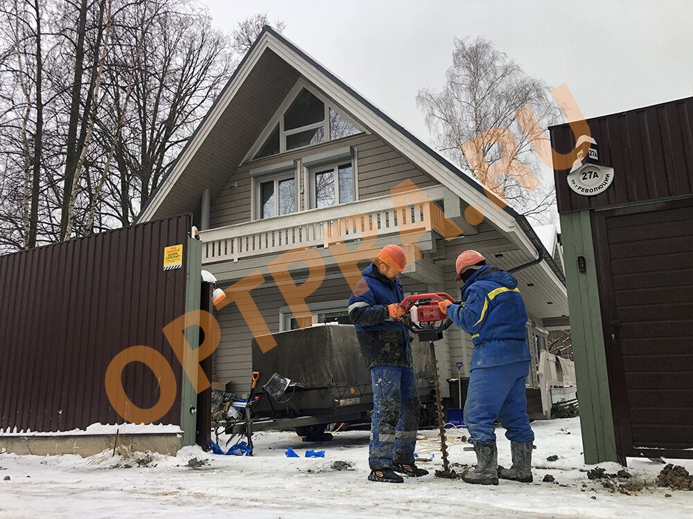 усиление основания забора 