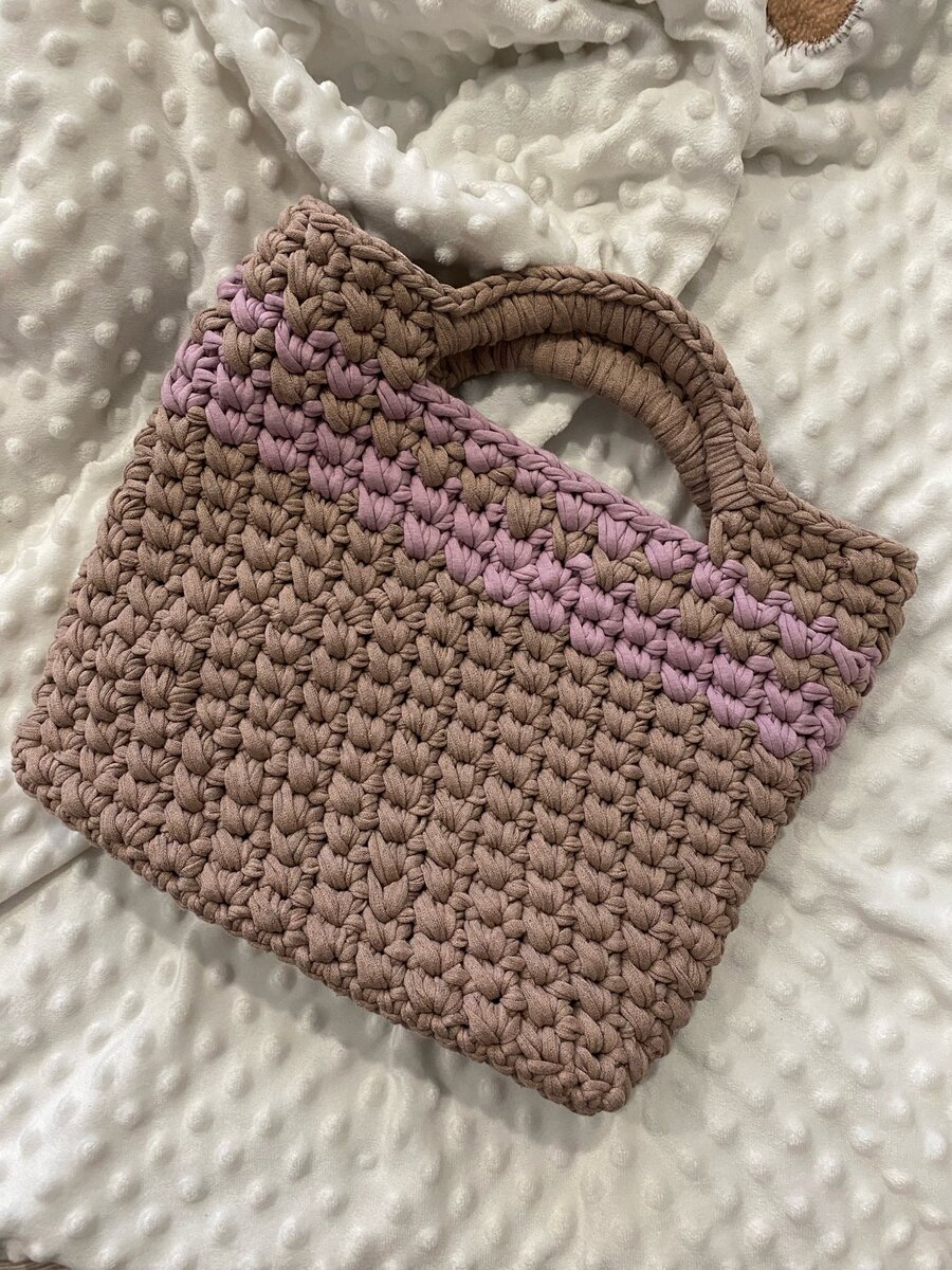 Фото одной из сумок моей вязки