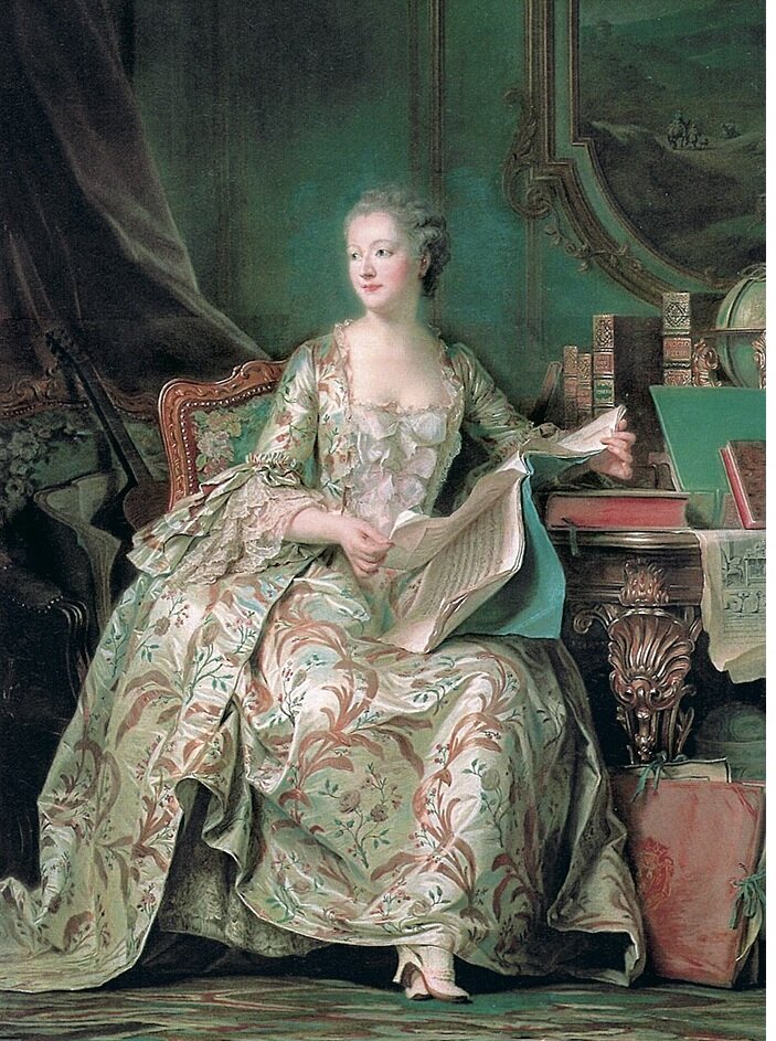 Морис Кантен де Латур "Портрет маркизы де Помпадур"