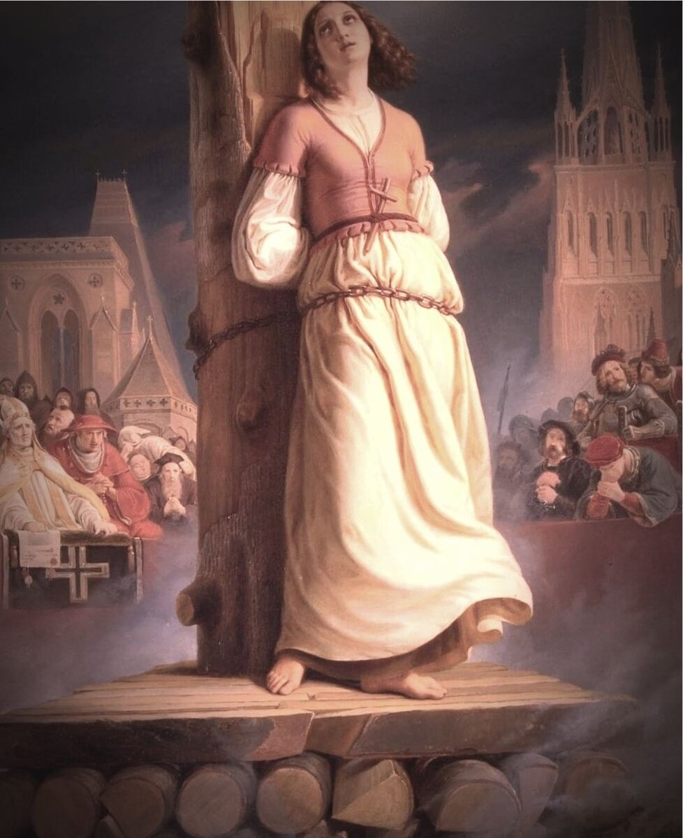 Наказанием за ересь была смерть на костре (погибла так, в частности, Жанна д'Арк).