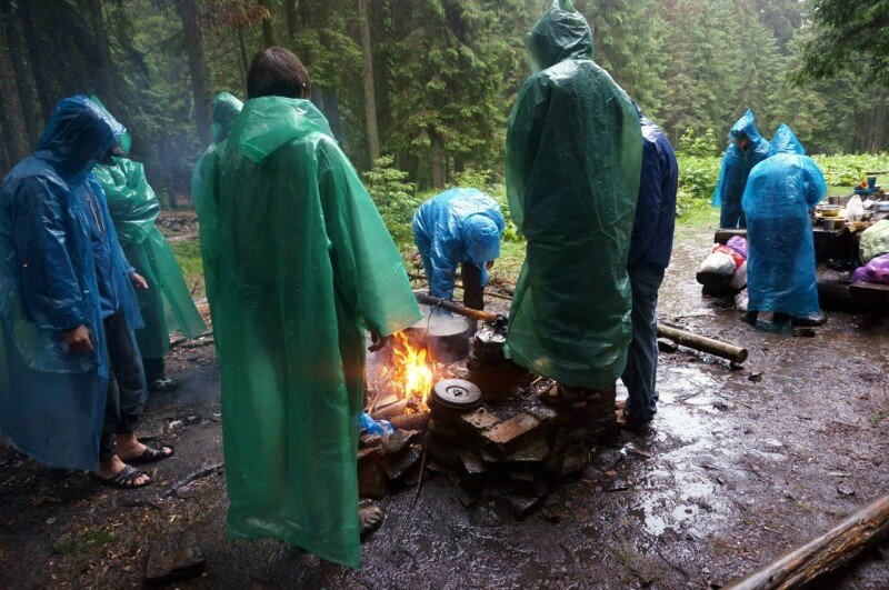 Дождь в Горном походе