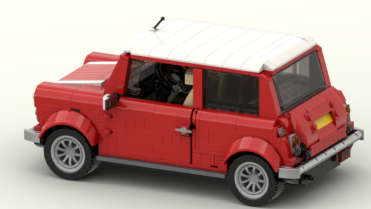 Ярко красный вариант Lego Mini Cooper. | Pro Лего | Дзен