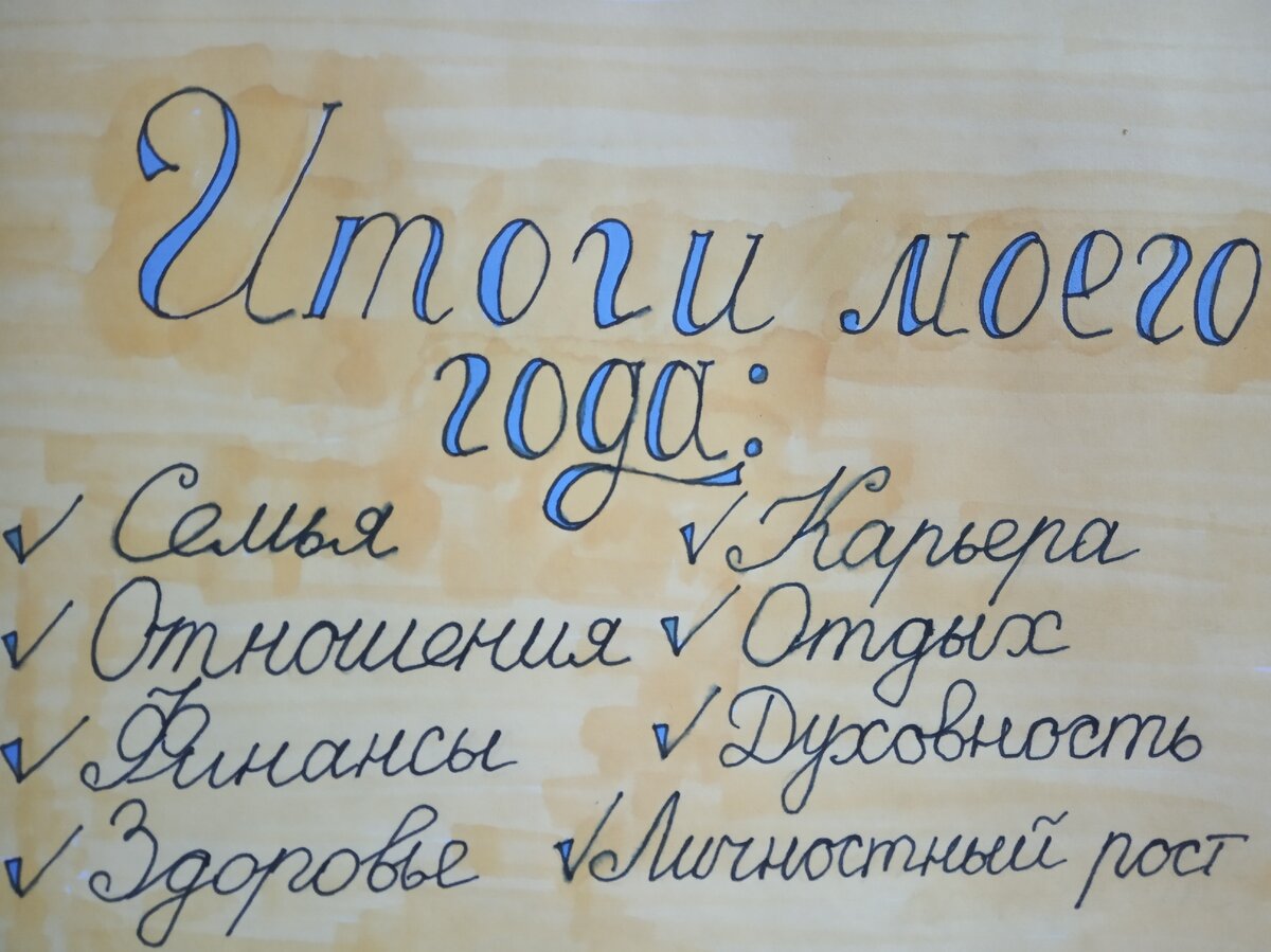 Основные сферы жизни