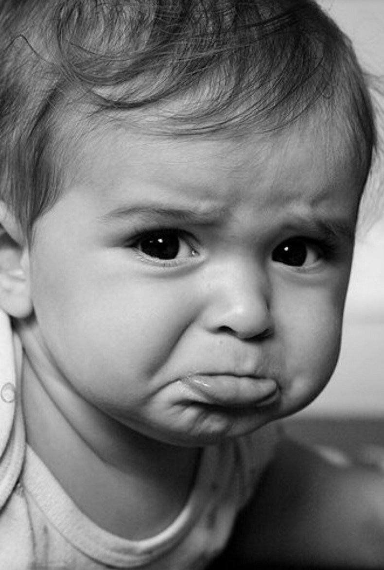 Примерно так мы выглядим, когда обижаемся. Жалкое зрелище, правда?!