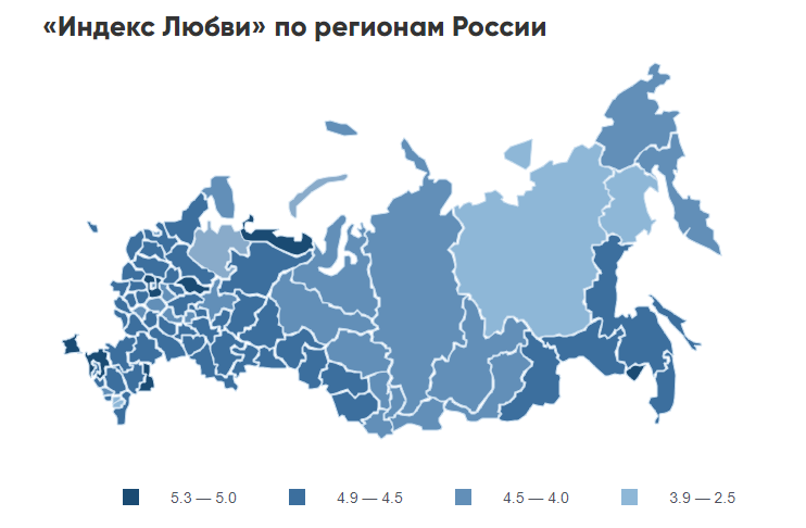 Карта почтовых индексов